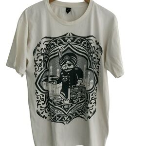 Graphic Vintage OBEY Shepard Fairey Rock The Casbah Short Sleeve Shirt Large